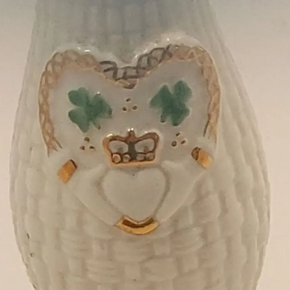 Retired “Irish Rose” Bone China Bud Vase Made for the Danbury Mint 5”